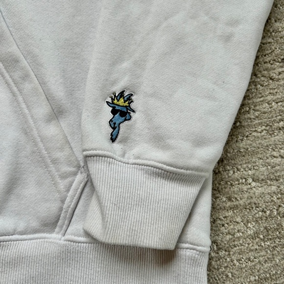 GOAT USA OG Goat Embroidered Hoodie Size Medium – White - Picture 3 of 6